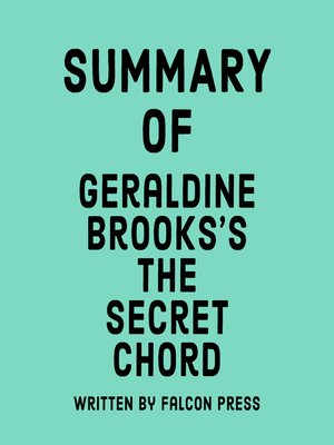 cover image of Summary of Geraldine Brooks's the Secret Chord